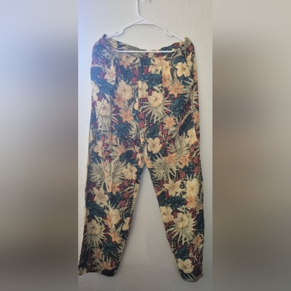 Rafaella Floral Straight Leg Jeans - Multicolor